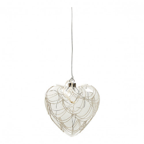 Cuore luminoso in vetro - Mathilde M.