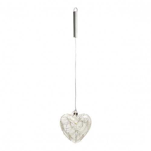 Cuore luminoso in vetro - Mathilde M.