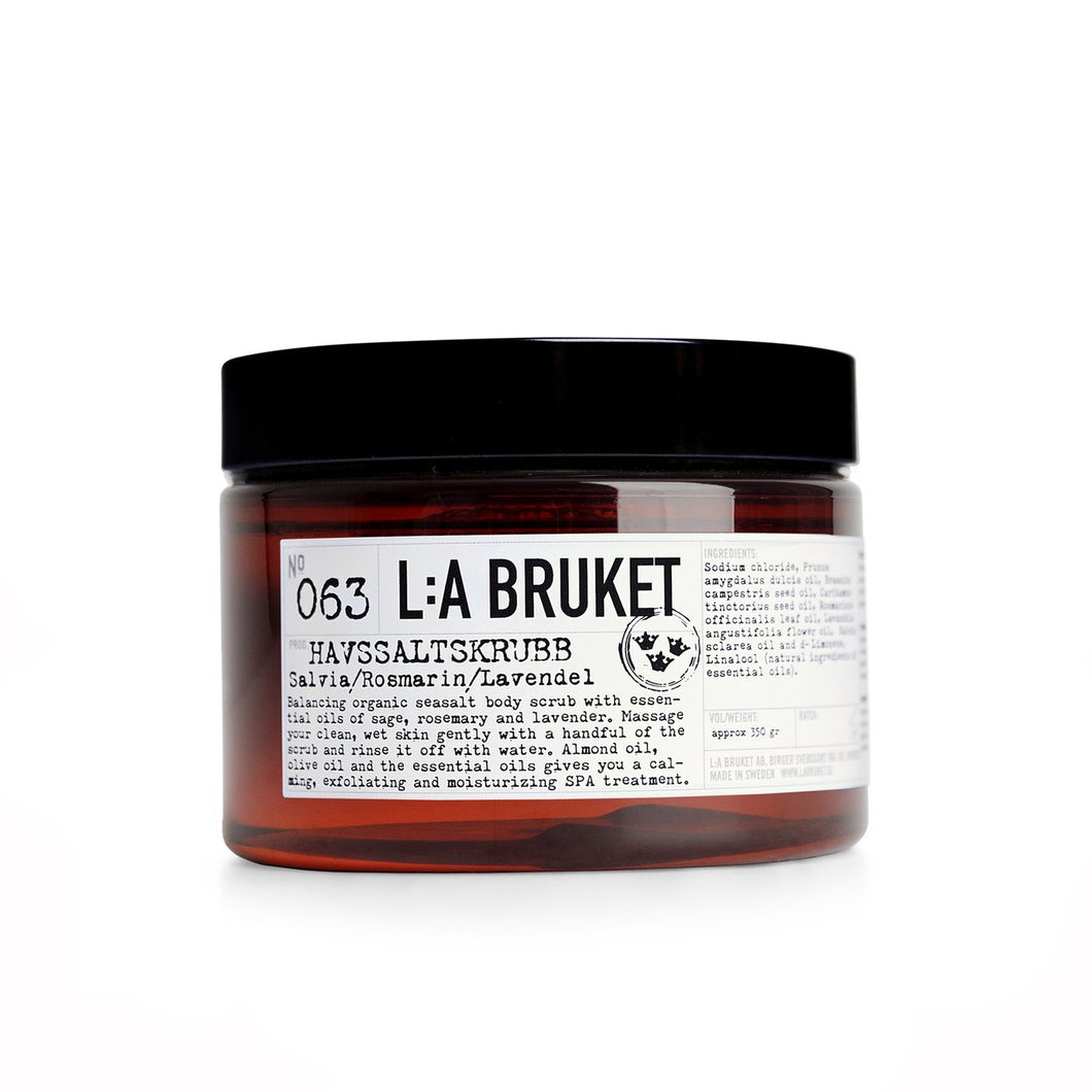 063 Body scrub Salvia/Rosmarino/Lavanda - L:A Bruket