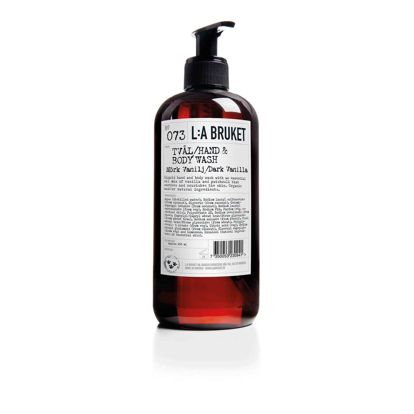 073 Hand&Body wash Dark Vanilla - L:A Bruket