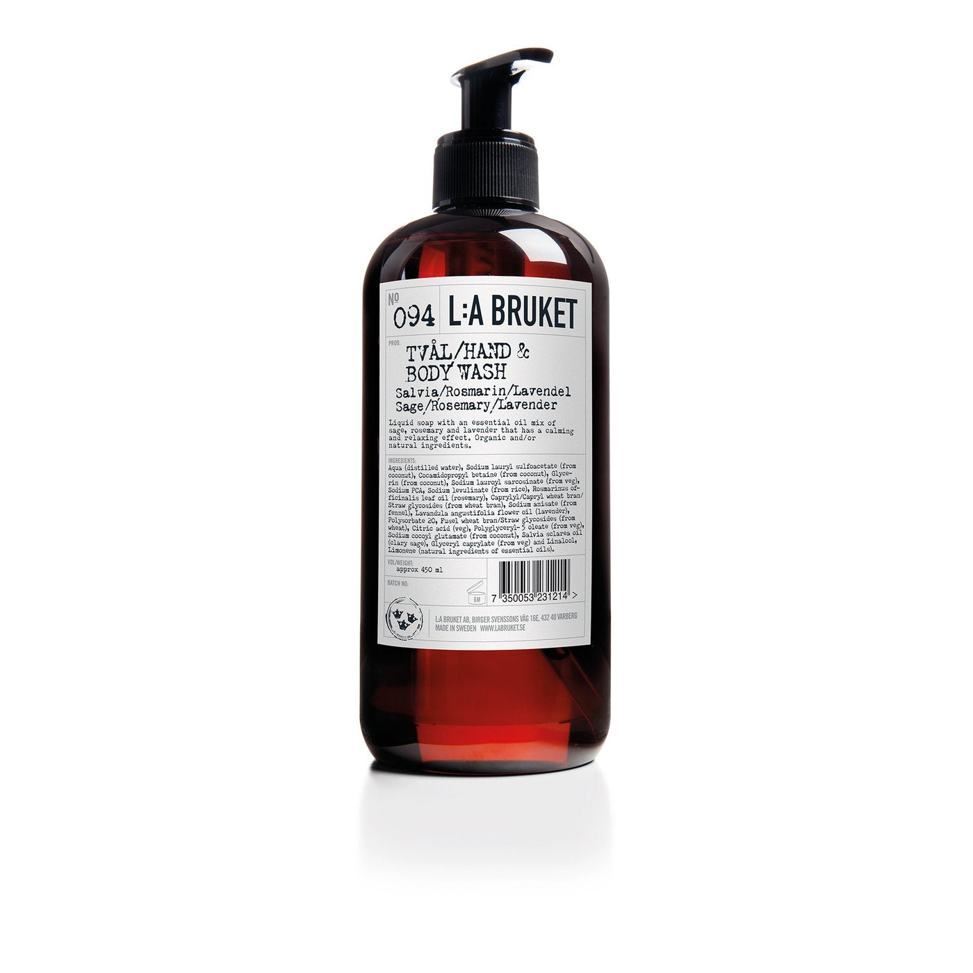 094 Hand&Body wash Salvia/Rosmarino/Lavanda - La Bruket