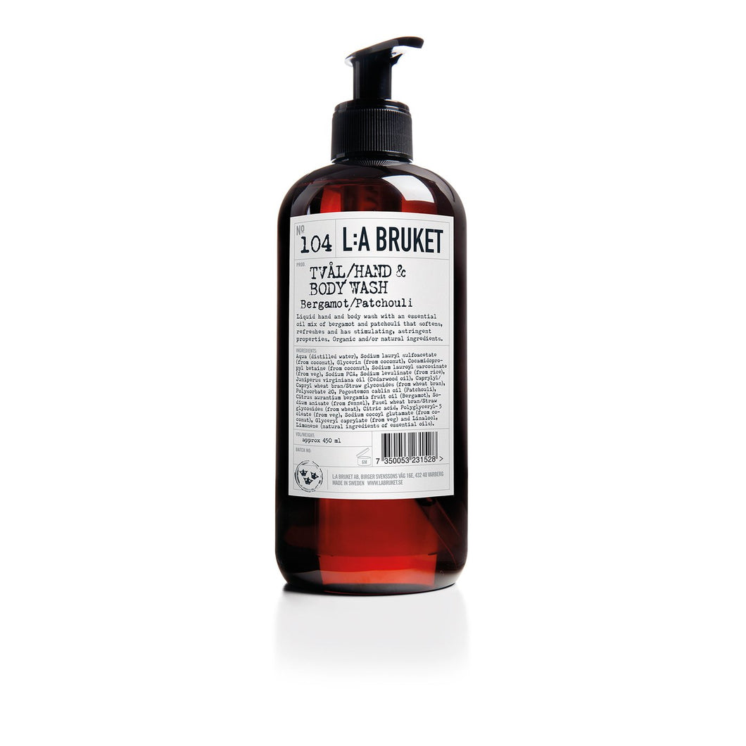 104 Hand&Body wash Bergamotto/Pathcouly - La Bruket
