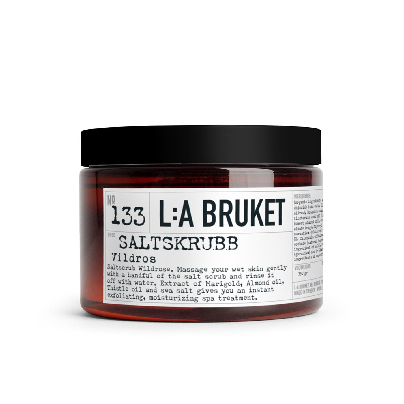 133 Body scrub Wild Rose - L:A Bruket