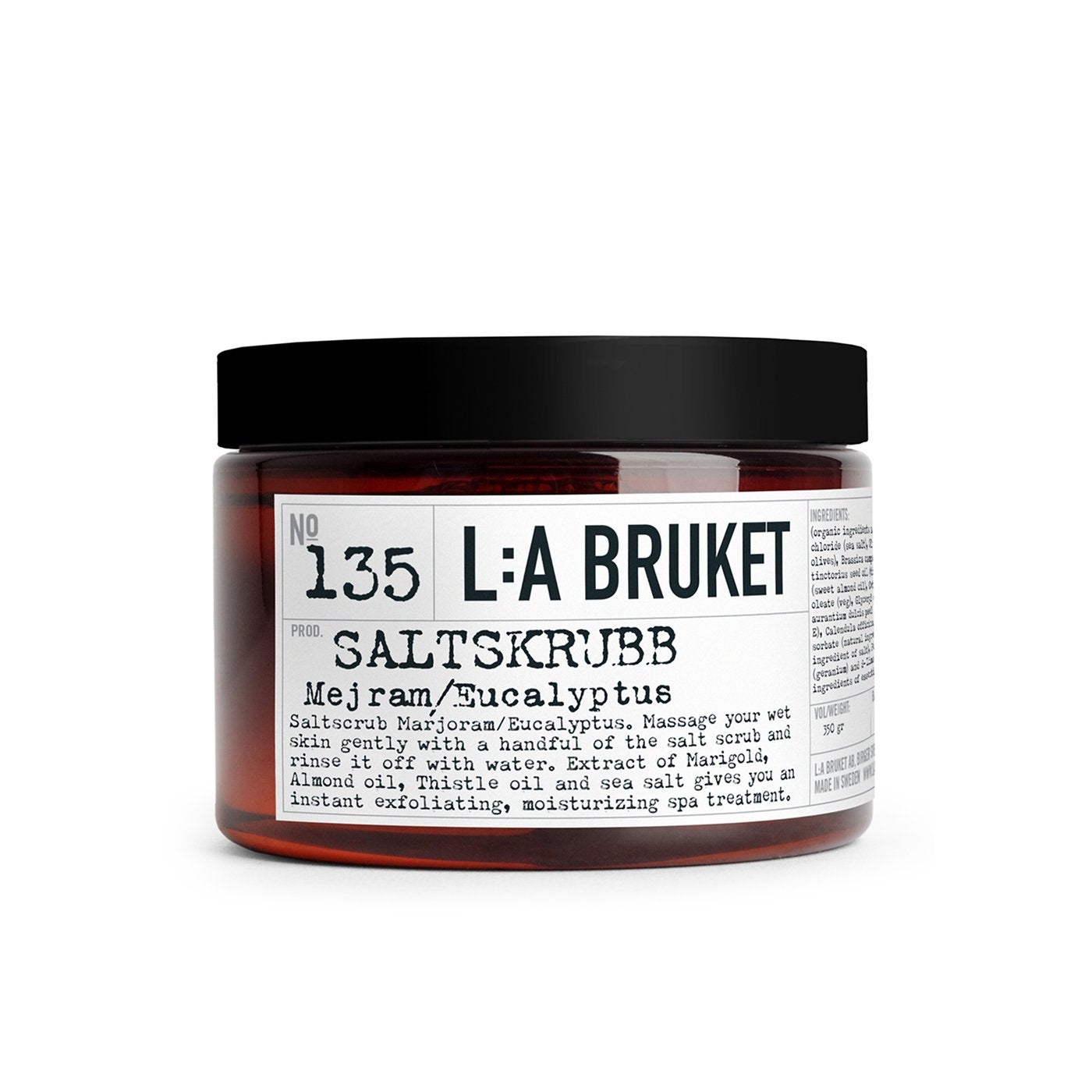 135 Body Scrub Maggiorana/Eucalipto - L:A Bruket