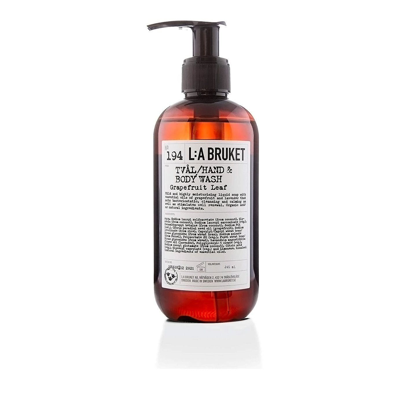194 Hand&Body wash Foglie di pompelmo - La Bruket
