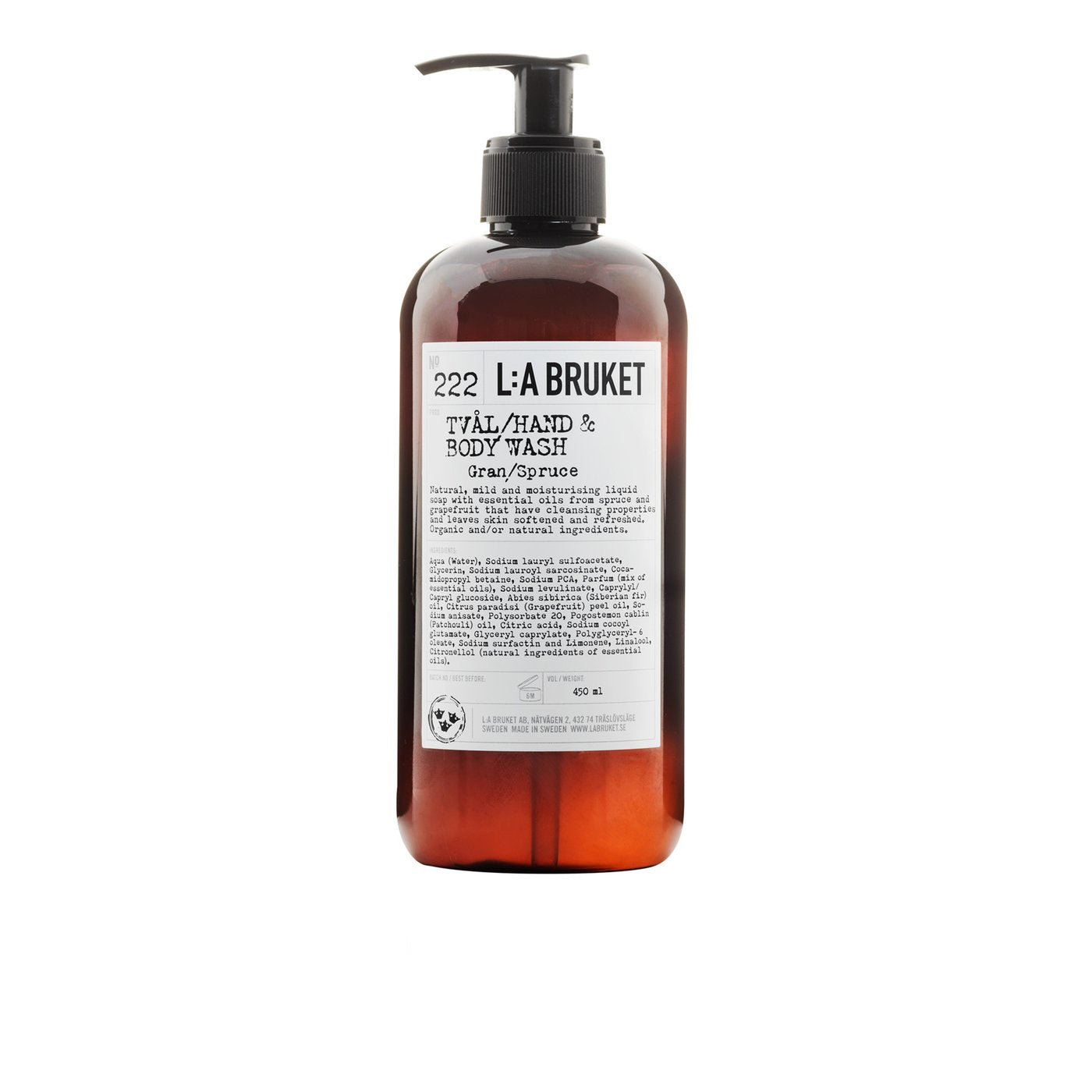 222 Hand&Body wash Abete rosso - La Bruket