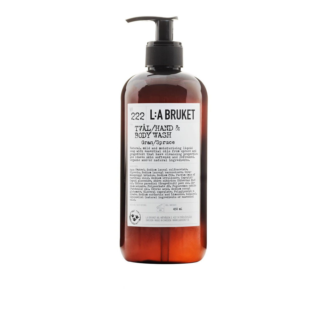 222 Hand&Body wash Abete rosso - La Bruket