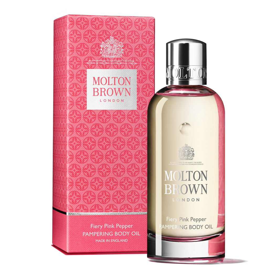 Fiery Pink Pepper body oil - Molton Brown