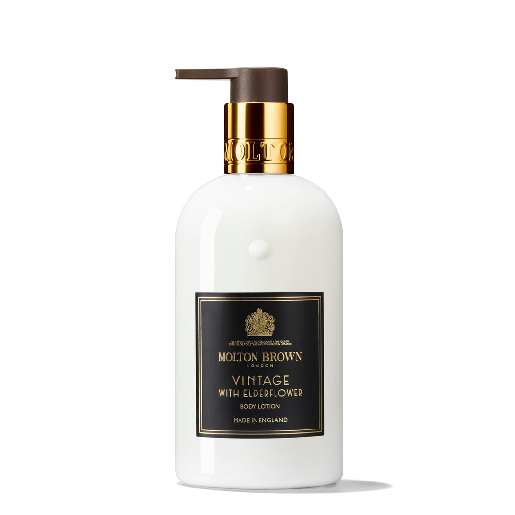 Vintage with Elderflower latte corpo- Molton Brown