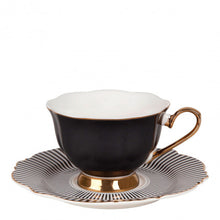 Carica l&#39;immagine nel visualizzatore di Gallery, Tazza da thé Madame de Récamier nera  - Mathilde M.
